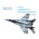 1/48 MiG-29 9-13 3D-Printed & Coloured Interior on Decal Paper for Great Wall Hobby kits