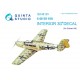 1/48 Bf108 3D-Printed & Coloured Interior on Decal Paper for Eduard kits
