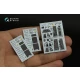 1/48 F-16D block 50 Interior Details on 3D Decal for Kinetic 2022 tool kits