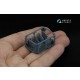 1/72 Yak-1 Undercarriage Covers for Zvezda kits