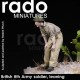 1/35 British 8th Army Leaning Soldier Italy 1943-45