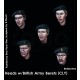 1/35 5x Heads w/British Army Berets (County London of Yeomanry)