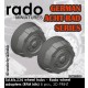 1/35 Sdkfz.234 Wheel Hubs for Rye Field Model