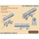 1/48 F-16 Turbo Jet Engine F110-GE-129 with Trailer for Tamiya kit
