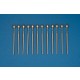 1/350 90mm (3.5") L/50 1939 Gun Barrels 12pcs for Littorio,Garibaldi Class Ships