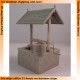 1/35 Square Well for Diorama (incl. Miniature Rope, Copper Rod and Scenic Moss)