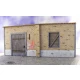 1/35 Old Warehouse Facade for Diorama (Size: 29x12.5cm)