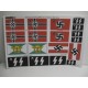 1/35 WWII German War Flags Set 2 (18pcs, Printed on real cotton sheet)