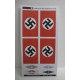 1/35 WWII German War Flags & Vehicle Pennants - 12 Decals