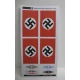 1/35 WWII German War Flags & Vehicle Pennants - 12 Decals