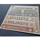 1/48 - 1/35 Shop / Business Signs On Real Wood - France Set #5