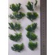 1/35 - 1/16 Plastic Plants - Wild Bushes Medium/Light Green (10pcs)