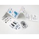 1/32 F-16C Block 40/42 Quick Set 3D Acrylic Instrument Panel for Tamiya kit