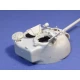1/35 Sherman 75mm Turret (Late) Extra Thick Cast Side Armour&Loader's Hatch(Resin+Breech)