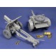 1/35 QF 4.5inch Howitzer & Limber (w/Turned Brass Ammo) Complete Resin kit