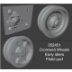 1/35 Cromwell Tank Wheels Early Idler &amp; Pistol Port (ribed idler wheel)