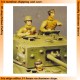1/35 UK Tank Crew Busts in Leather Jerkin (3 Half-figures)