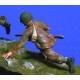 1/35 UK Paratrooper Crouching with Rifle Ready to Run (1 figure)