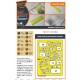 1/48 OV-10 A/D Bronko Painting Mask for ICM kit #48300/48301 (yellow kabuki paper)