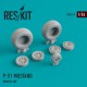 1/24 North American P-51 Mustang Wheels for Airfix/Bandai/Heller/Trumpeter/Hobbycraft