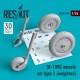 1/24 Messerschmitt Bf-109G Wheels set Type 2 (weighted) for Trumpeter kits