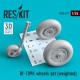 1/24 Messerschmitt Bf-109K Wheels set (weighted) for Trumpeter kits
