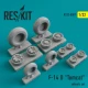 1/32 Grumman F-14 D "Tomcat" Wheels for Trumpeter kits
