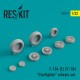 1/32 F-104 (E) CF-104 "Starfighter" Wheels set for Hasegawa/Italeri/AFV Club kits