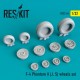 1/32 McDonnell Douglas F-4 Phantom II J/S Phantom II Wheels set for Tamiya kits