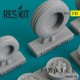 1/32 Republic F-105 A/B/C/D Thunderchief Wheels for Trumpeter/Hobbycraft kits