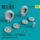 1/32 F4U Corsair / F6F Hellcat Land Based Wheels set for Revell/Tamiya/Trumpeter kits
