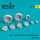 1/32 Mikoyan-Gurevich MiG-21 PF/PFS/PFM/FL/M/MF/MFN/SM/R Wheels set for Trumpeter/Revell