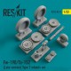 1/32 Fw-190/Ta-152 Late Type 1 Wheels set for Hasegawa/FROG/Kitty Hawk/Revell kits