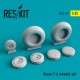 1/32 North American Texan T-6 Wheels set for Kitty Hawk kits