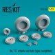 1/32 Heinkel He-111 Wheels set Late type (weighted) for Revell kits