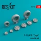 1/48 McDonnell Douglas F-15 A/B Eagle Wheels for GWH/Academy/Monogram/Italeri/Tamiya