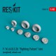 1/48 F-16A/B/C/D Fighting Falcon Late (weighted) Wheels for Kinetic/Tamiya/Italeri