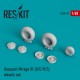 1/48 Dassault Mirage III (D/E/R/S) Wheels for Heller/Academy/Esci/Kinetic