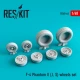 1/48 F-4 Phantom II J/S Wheels for Academy/Eduard/Fujimi/Hasegawa/Italeri/Revell/SWS