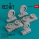 1/48 T-2C Buckeye Wheels set for Special Hobby kits