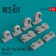 1/48 Ka-27/Ka- 29/Ka-32 Wheels set for Hobby Boss kits