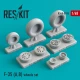 1/48 F-35 A/B Wheels set for Kitty Hawk/Revell/Meng kits