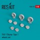 1/48 Douglas F4D-1 Skyray Type 1 Wheels set for Tamiya kits