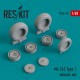 1/48 Me.262 Type 1 Wheels set for Dragon/Hobbe Boss/Italeri/Monogram kits