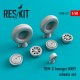 1/48 TBM-3 Avenger Navy Wheels Set for Academy/Accurate Miniatures/HobbyBoss kits