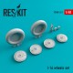 1/48 Polikarpov I-16 Wheels Set for ICM/Academy/Ark Models/Eduard kits