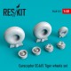 1/48 Eurocopter EC665 Tiger Wheels set for Revell kits