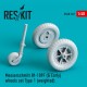 1/48 Bf-109F (G Early) Wheels #1 (weighted) for Airfix/Eduard/ICM/Zvezda/Acadmy