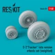 1/48 Grumman S-2 Tracker Late Wheels (weighted) for Kinetic/Italeri/Wolfpack
