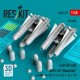 1/48 AGM-65 Maverick Missiles (6pcs) with LAU-88 (2pcs) for A-10, F-16, F-8